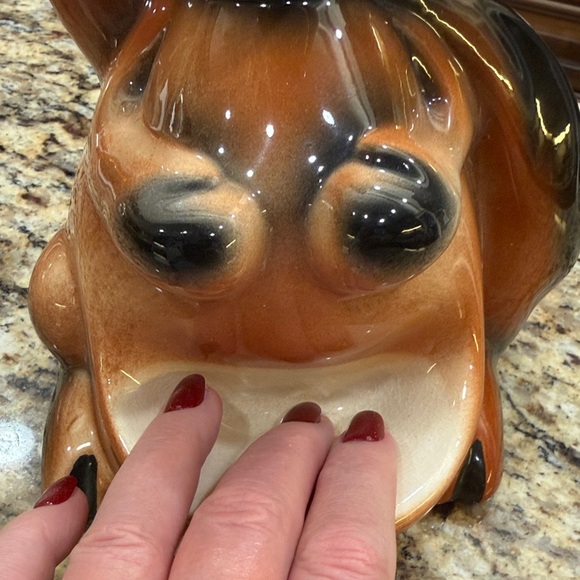 Vintage 1956 Collectible Ceramic Boxing Kangaroo Valet/Dresser Caddy - Picture 2 of 11